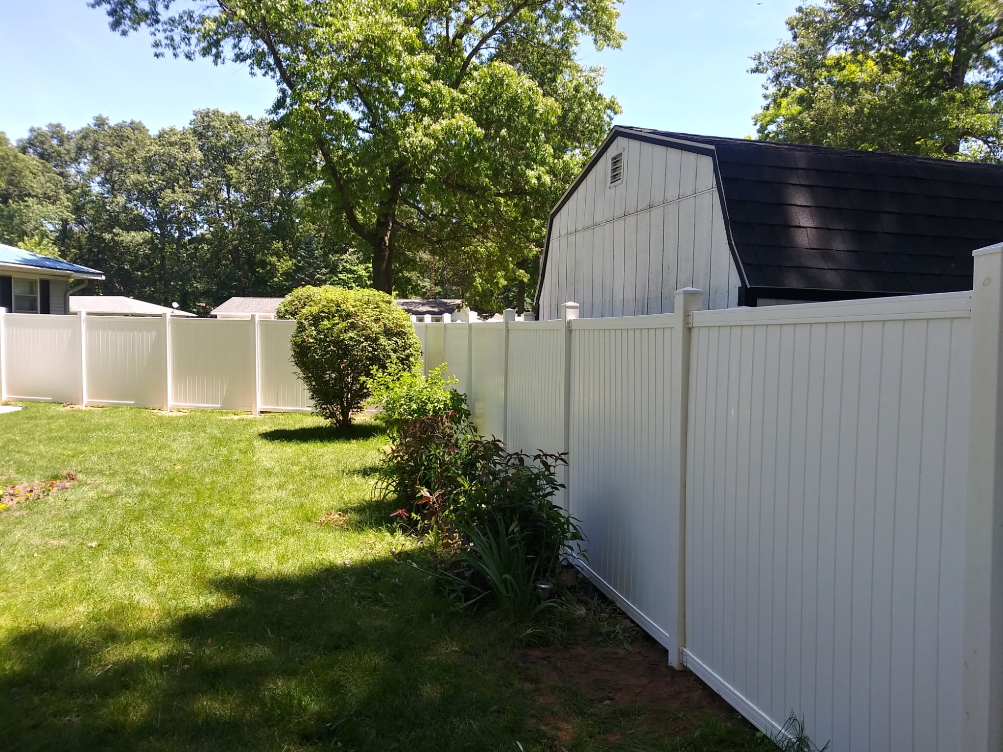 Vinyl fencing in West Michigan